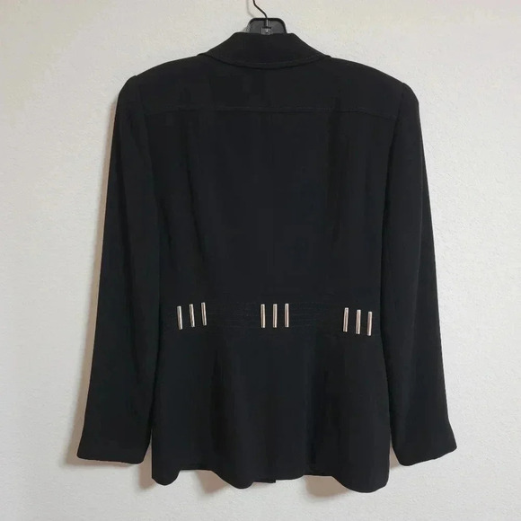 Zelda Vintage Black Belted Front Jacket - Picture 4 of 4